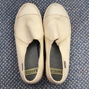 BANGS white sneakers